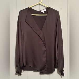 Beautiful Black Silky Blouse